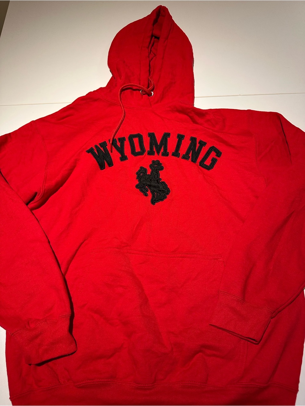 Wyoming Red Hooded Sweatshirt - Unbranded